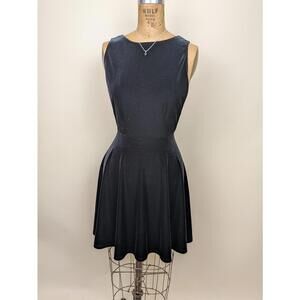 2010's american apparel velvet little black dress